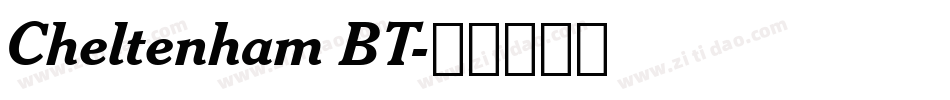 Cheltenham BT字体转换
